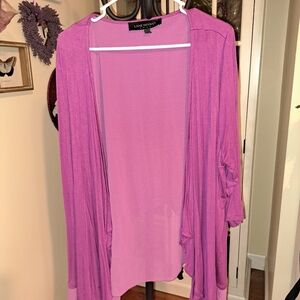 Purple Long Sleeve Cardigan